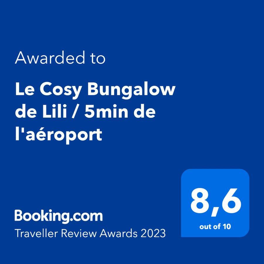 לז אבים Le Cosy Bungalow De Lili / 5Min De L'Aeroport מראה חיצוני תמונה